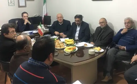 جلسه هیأت مدیره جمعیت حامیان هواداران با رئیس کمیته انضباطی جلسه هیأت مدیره جمعیت حامیان هواداران با رئیس کمیته انضباطی