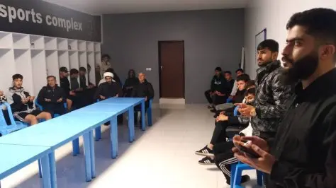 مراسم سوگواری حضرت فاطمه(س) دراردوی تیم منتخب تهران مراسم سوگواری حضرت فاطمه(س) دراردوی تیم منتخب تهران