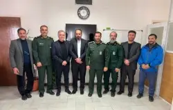 نشست دکتر ماجدی با رییس تربیت بدنی سپاه محمد رسول الله ص تهران بزرگ