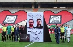 دیدار منتخب سرخابی با منتخب 98 به یاد انصاریان و میناوند برگزار شد