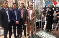 داور و ناظر تهرانی در مزار شهید سپهبد سلیمانی حاضر شدند