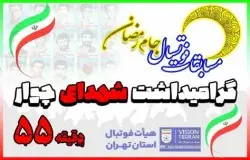 اعلام گروهبندی مسابقات فوتسال جام رمضان(شهدای چوار)