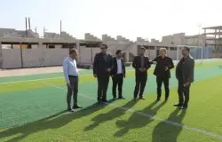 بازدید صبحگاهی میرشاد ماجدی از ورزشگاه شهرقدس+تصاویر