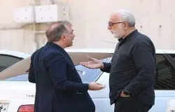 رئیس هیات فوتبال در مراسم تشییع پیکر مصطفوی حضور یافت