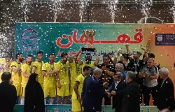 اهدای جام قهرمان جام رمضان(شهدای چوار) توسط وزیر ورزش و جوانان+تصاویر