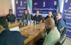 اختتامیه کلاس مربیگری سطح A فوتبال با حضور ماجدی