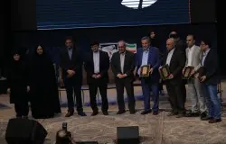 تجلیل ار هیات فوتبال استان تهران در مراسم اینده سازان ورزش استان تهران