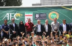 بازدید ماجدی و نماینده AFC از فستیوال نونهالان استان تهران