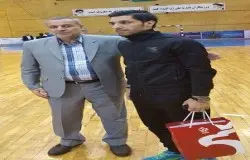 تقدیر از بازیکن تاثیرگذار تیم ملی فوتسال توسط هیئت فوتبال تهران