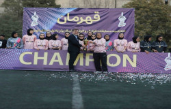جام قهرمانی فوتبال و فوتسال بانوان توسط ماجدی اهدا شد