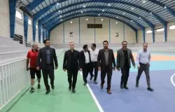 بازدید صبحگاهی میرشاد ماجدی از ورزشگاه شهرقدس+تصاویر