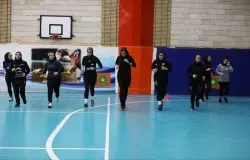 تست آمادگی جسمانی داوران فوتسال آقایان و بانوان برگزار شد