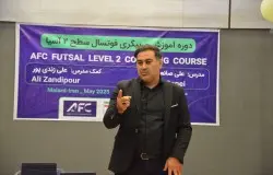 دوره مربیگری سطح 2 فوتسال آسیا به میزبانی ملارد برگزارشد