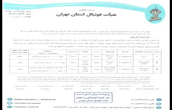 در خصوص بازی تیم های ساپیا و نارنجی پوشان کوهسار