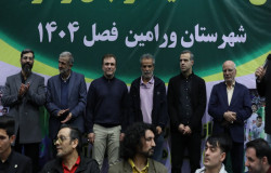 1200 نفر در مراسم اختتامیه فوتسال و فوتبال ورامین